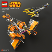 LEGO SW Anakin's & Sebulba's Podracers