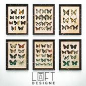 Loft Designe / 981 model set Butterfly