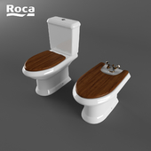 The toilet and bidet ROCA America