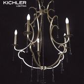 Kichler Lighting / Shelsley Collection / Shelsley 5 Light Chandelier in Sterling Gold SGD