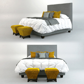 Кровать Roy Bosh "Камелот" + пуф "M-Style"