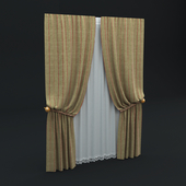 Портьеры с тюлем / Curtains with tulle