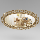 Classic oval mirror
