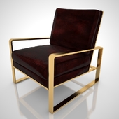 Golden cadi armchair