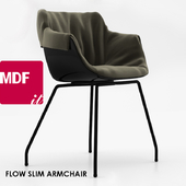 MDF Italia Flow Slim Armchair