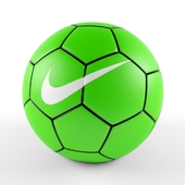 football ball green Nike