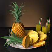 serving of pineapple