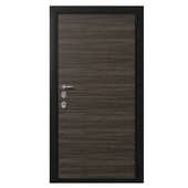 Дверь входная металлическая с деревянной декоративной накладкой