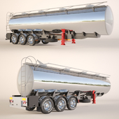 Gasoline Fuel Tanker Trailer - Полуприцеп цистерна для перевозки топлива