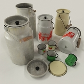 Enameled & Aluminium Cans SET