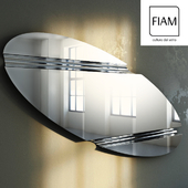 Fiam Mirror - The Wing Elliptical Wall Mirror