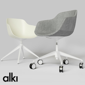 KUSKOA BI | Chair with 5-spoke base