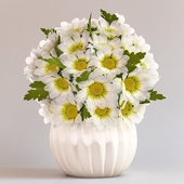 Хризантемы в вазе