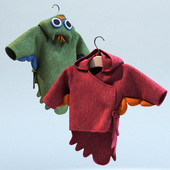 Children's dressing gown "Owl"