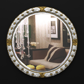 Neoclassic Round Mirror Frame