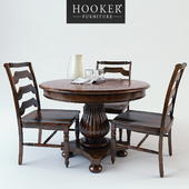 Round Pedestal Dining Table, Hooker Furniture