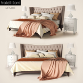 Bed with bedside tables Fratelli Barri Mestre