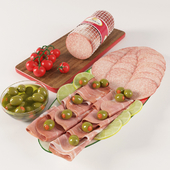 Assorted Sausages Set ( prosciutto and salami)