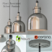 Светильник Flori Tarnished Silver Pendant