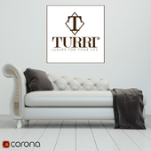 Классическая кушетка Turri Couture
