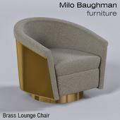 Brass Lounge Chairs - Milo Baughman Furniture
