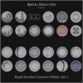 Royal Doulton Ceramic Plates, Set 1
