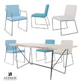 Dining table and chairs Altinox