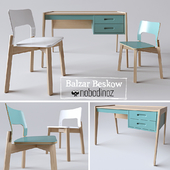 Desk by Nobodinoz & chair by Balzar Beskow