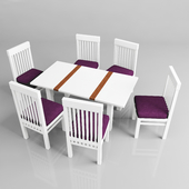 Dining table and chairs 1