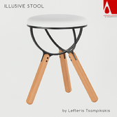 Табурет Illusive stool by Lefteris Tsampikakis