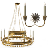 Set of chandeliers and sconces from Visual Comfort