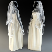 свадебное платье с фатой-2