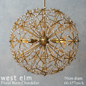 West elm - Floral Burst Chandelier