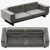 Restoration Hardware Durrell Leather Sofa