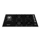 Black Gas Cooktop