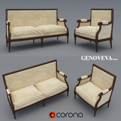 Sofa and chair Genoveva