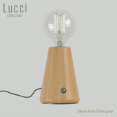 Настольная лампа Lucci Decor Edison Cone