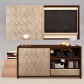 Stand and frame under the TV Rugiano &quot;Tatin&quot;