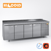 Стол холодильный пиццерийный HiCold, набор HiCold SN 111, GN 11, GN 33, GN 1