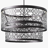 Feiss Arramore 24 Inch Two-Tier Pendant