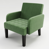 Мягкое кресло (зеленое и белое)