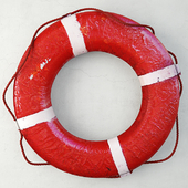 1950s Red & White Life Preserver