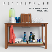 Bar console POTTERY BARN CHATHAM ULTIMATE CONSOLE TABLE