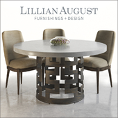 Lillian August Belgrave Dining Table Base with Concrete