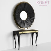 KOKET table Exotica + mirror REVE