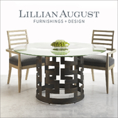 LILLIAN AUGUST Belgrave Dining Table GLASS