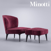 Minotti Aston Armchair without arms