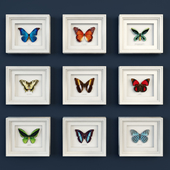 Декоративный набор из бабочек
