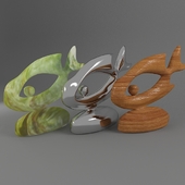 Ornamental fish. Figurines