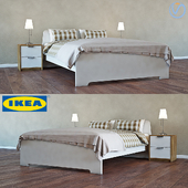 Кровать Ikea АСКВОЛЬ